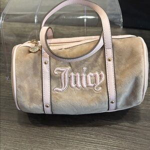 Juicy Couture Pink and Tan Mini Bag
